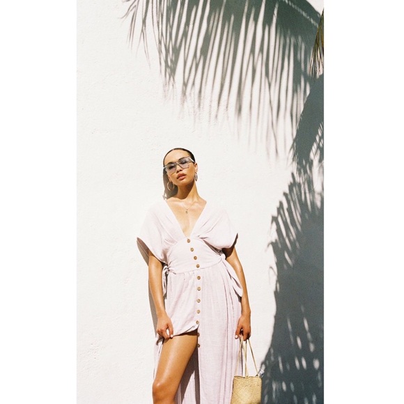 Free People Dresses & Skirts - Free People Jacinta Midi Dress in Pearl